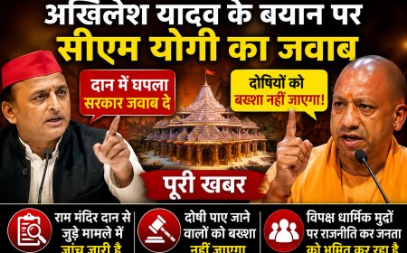 अखिलेश यादव के बयान पर सीएम योगी का जवाब: पूरी खबर