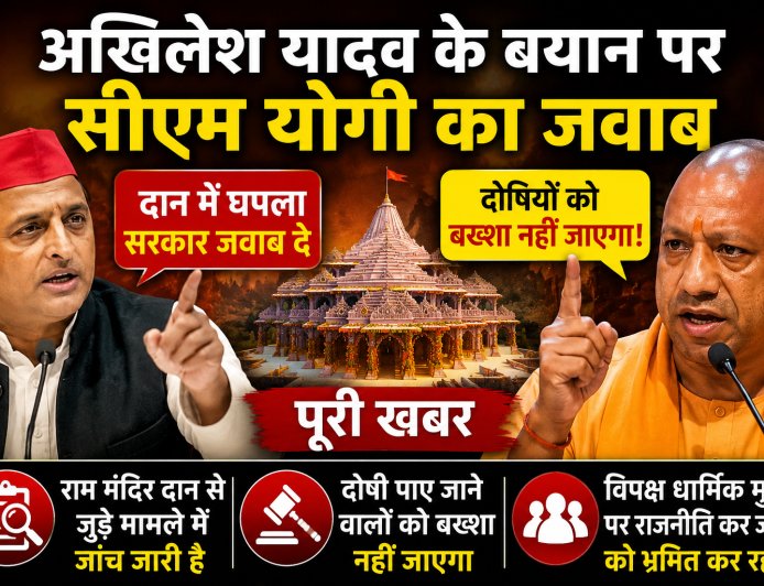अखिलेश यादव के बयान पर सीएम योगी का जवाब: पूरी खबर