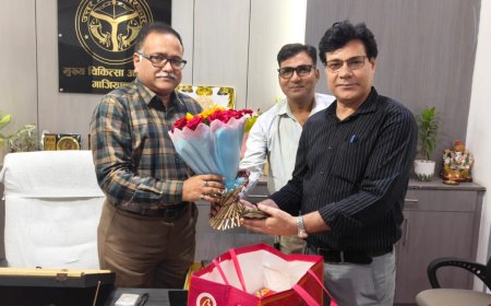 ज्वाइंट फोरम ऑफ मेडिकल लेबोरेटरी टेक्नोलॉजिस्ट (उत्तर प्रदेश) ने किया जिला गाजियाबाद में नवनियुक्त मुख्य चिकित्साधिकारी का स्वागत