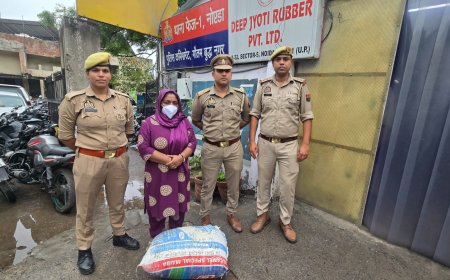 नोएडा पुलिस ने 23.4 किलो गांजा किया बरामद, पुलिस रिमांड में मिली बड़ी सफलता