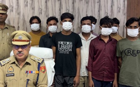 नोएडा पुलिस का बड़ा एक्शन: मोबाइल स्नैचिंग गैंग का भंडाफोड़, 8 गिरफ्तार, 98 मोबाइल समेत 300 से अधिक पार्ट्स बरामद