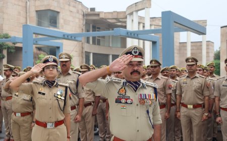 गौतमबुद्धनगर पुलिस कमिश्नरेट में गरिमा और उत्साह के साथ मनाया गया 80वां स्वतंत्रता दिवस