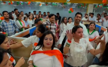 जस्टडायल नोएडा सेक्टर-16 में धूमधाम से मनाया गया स्वतंत्रता दिवस