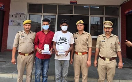 थाना बादलपुर पुलिस ने चोरी की घटनाओं का किया सफल अनावरण, दो अभियुक्त गिरफ्तार