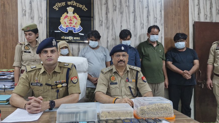 नकली सोना दिखाकर ठगी करने वाले गिरोह का पर्दाफाश, 5 गिरफ्तार; 8.5 किलो से ज्यादा पीली धातु और 3 लाख रुपये बरामद