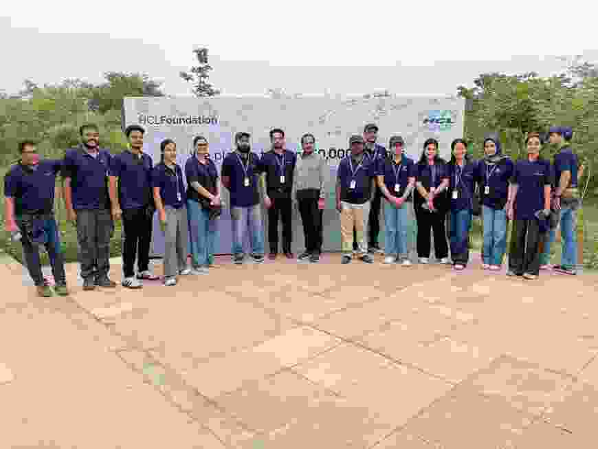 HCLFoundation ने 50वीं वर्षगांठ पर ग्रेटर नोएडा वेस्ट में चलाया मेगा वृक्षारोपण अभियान 800 प्रतिभागियों ने लिया हिस्सा, 2,400 से अधिक देशज पौधों का किया गया रोपण