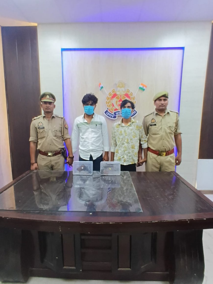 लोनी पुलिस की कार्रवाई: फायरिंग व बलवा मामले में दो वांछित आरोपी गिरफ्तार, अवैध हथियार बरामद
