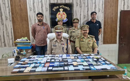 मिशन सहयोग के तहत गौतमबुद्धनगर पुलिस की बड़ी कार्रवाई, 101 गुम हुए स्मार्टफोन बरामद