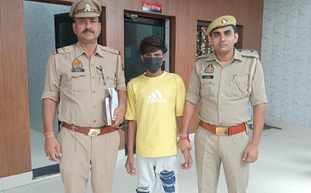 लोनी बॉर्डर पुलिस की बड़ी कार्रवाई: नाबालिग को बहला-फुसलाकर ले जाने और दुष्कर्म के मामले में वांछित आरोपी गिरफ्तार