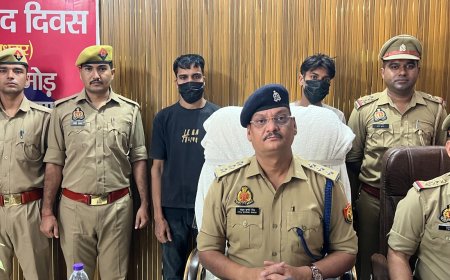 गाजियाबाद: तुलसी निकेतन में चोरी का खुलासा, दो आरोपी गिरफ्तार
