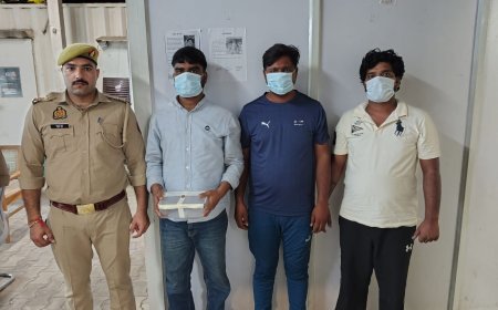 वेव सिटी पुलिस ने 1 लाख रुपये की फिरौती मांगने के मामले में तीन आरोपियों को पकड़ा