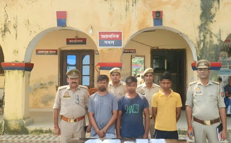 संभल पुलिस की बड़ी कार्रवाई: 3 शातिर चरस तस्कर गिरफ्तार, 2.576 किलो चरस बरामद