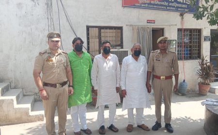 लोनी बॉर्डर में हत्या के प्रयास के मामले में तीन गिरफ्तार, लाइसेंसी रिवॉल्वर से चली गोली