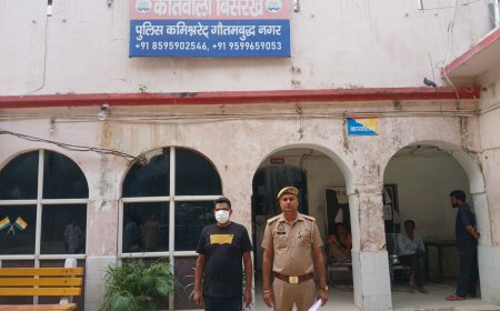 थाना बिसरख पुलिस द्वारा एक्सीडेंट करने वाला वांछित अभियुक्त गिरफ्तार।