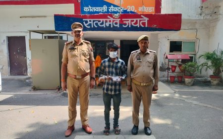 थाना सेक्टर 20 पुलिस द्वारा चोरी करने वाला 01 अभियुक्त गिरफ्तार, कब्जे से चोरी किये गये 70000 रूपये व चोरी करने के औजार बरामद।