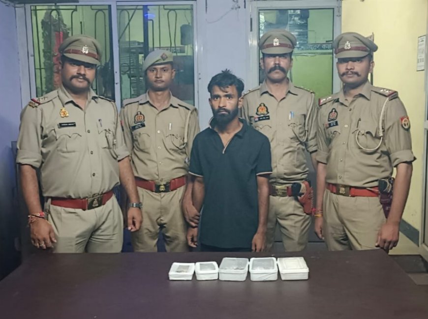 भोजपुर पुलिस ने चोरी के मामले में आरोपी को किया गिरफ्तार, लाखों के आभूषण बरामद