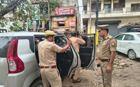 गाजियाबाद में काली फिल्म और खतरनाक स्टंटबाजी के खिलाफ विशेष चेकिंग अभियान, 1,125 वाहनों के चालान