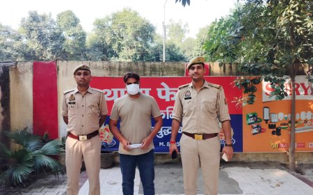 थाना फेस-2 पुलिस द्वारा ₹25,000 का इनामिया/वांछित अभियुक्त गिरफ्तार।