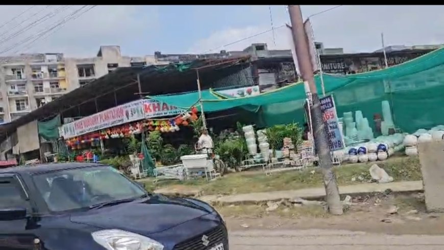 शाहबेरी में कथित अनधिकृत कब्जे को लेकर सवाल, खान नर्सरी के पास अस्थायी ढांचा खड़ा किए जाने की सूचना